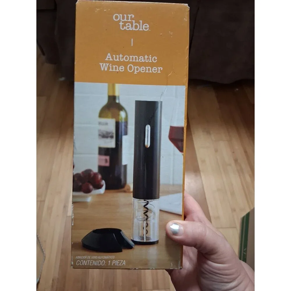 NEW Automatic Wine Bottle Opener Corkscrew Kitchen Bar Electric Ergonomic